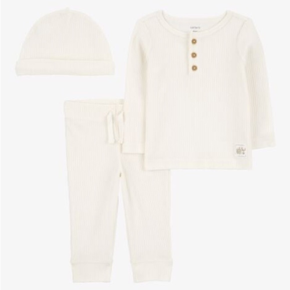 Carter's White Baby Outfit Set